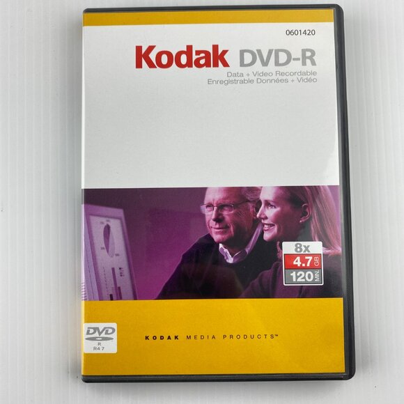 Kodak DVD-R Blank discs Lot of 8 with Cases 4.7GB / 120 minutes each - Picture 4 of 7